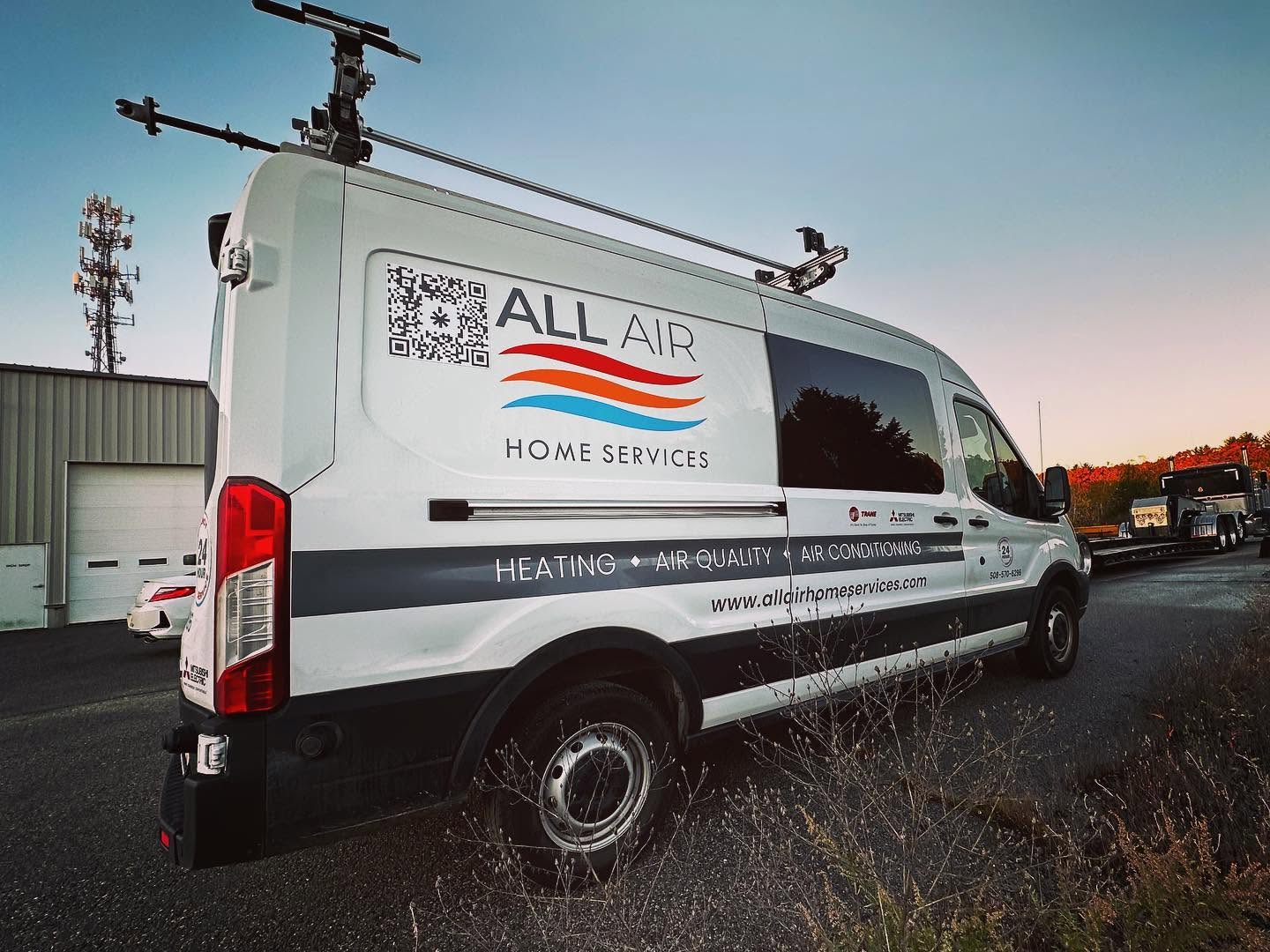 All Air Home Services branded service van