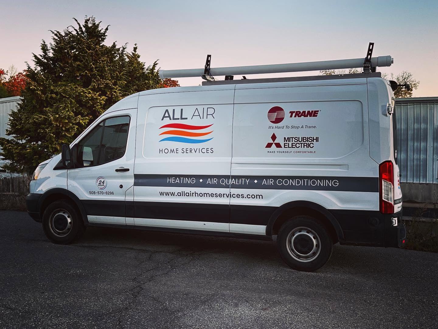 All Air Home Services van side view