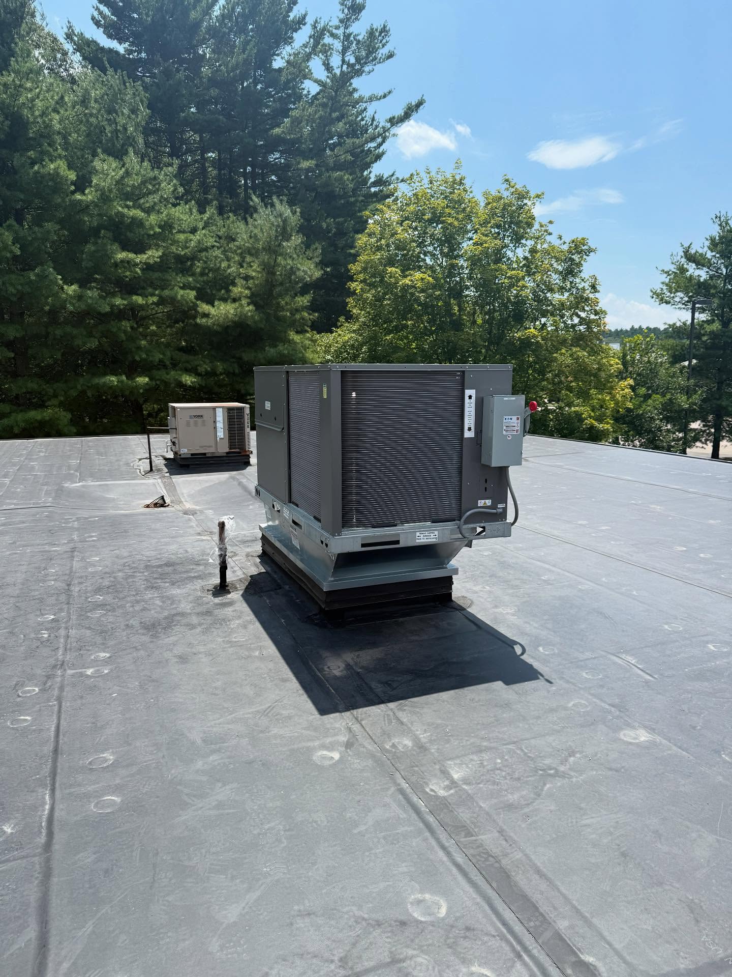 Commercial rooftop HVAC equipment
